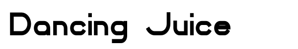 Dancing Juice font preview